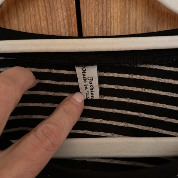 Black cotton poncho - Picture 2 of 4